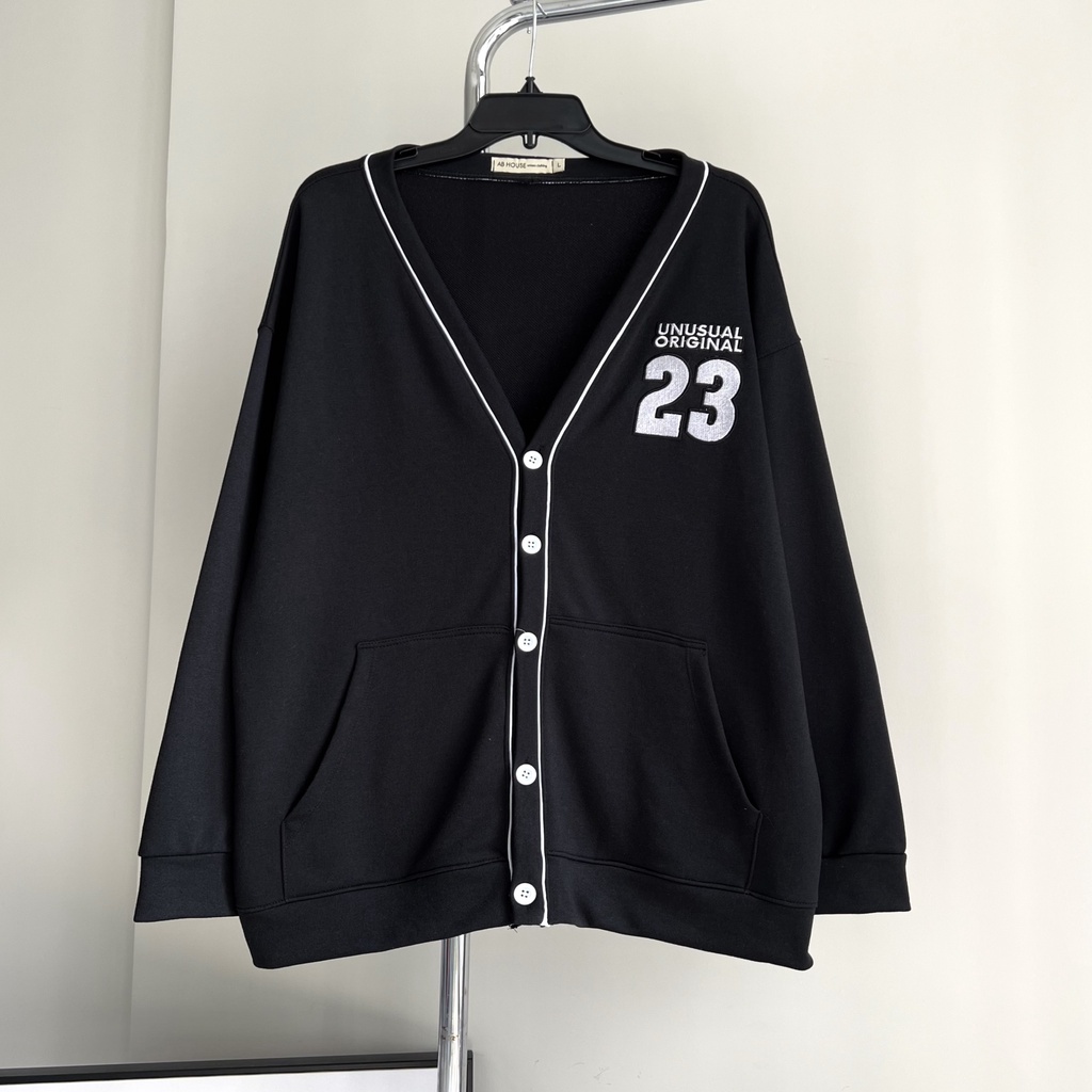 Áo khoác Cardigan ORI 23 form rộng unisex nam nữ (Ảnh thật/Có sẵn)