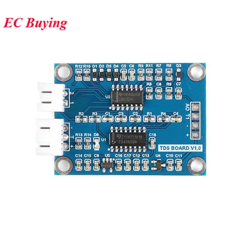 TDS Sensor Module Dissolved Solids Analog Signal Soluble Solid Water Quality Detection DS18B20 Temperature for Arduino 51/STM32