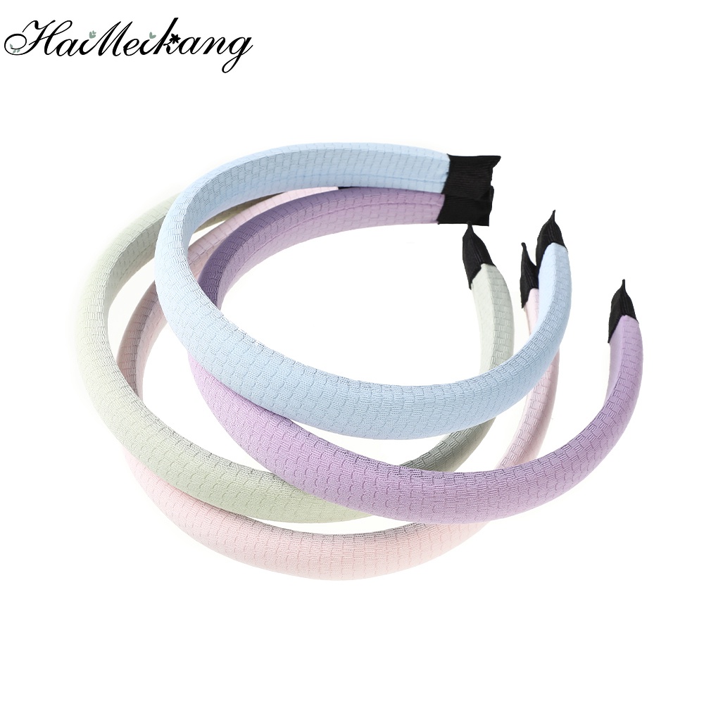 Cài tóc Haimeikang bằng bọt biển màu sắc ngọt ngào thiết kế đơn giản thời trang cho nữ