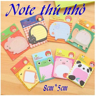 Note Hình Thú Cute