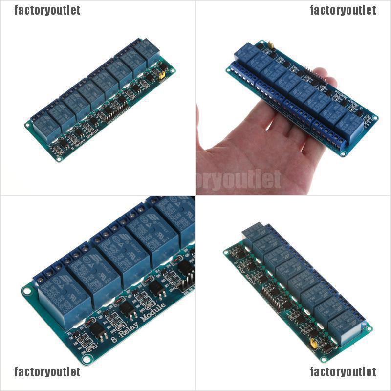 {factoryoutlet} 8 way Relay Module 12V8 Channel Relay Module Board for Arduino PIC adover