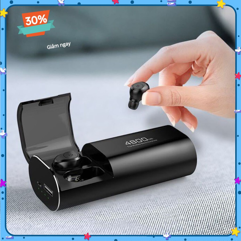 Tai nghe Bluetooth Không Dây Nhét Tai Kiêm Sạc Dự Phòng Amoi S11 TWS Nâng Cấp Hơn i7, i9, i12, F9, F9 Pro BB80 | BigBuy360 - bigbuy360.vn