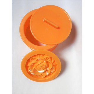 Khuôn Nhấn Xôi Tròn Hoa Hồng 10cm