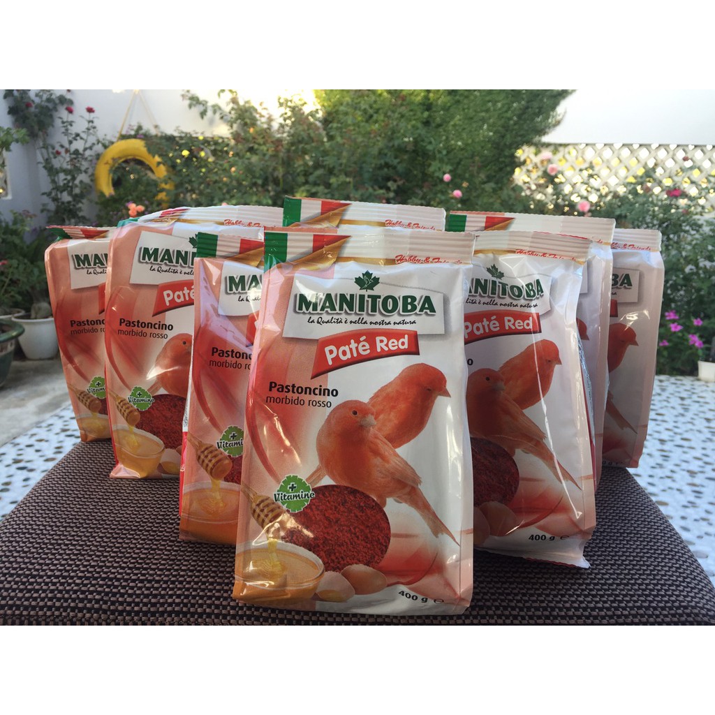 cám trứng pate red cho yến manitoba