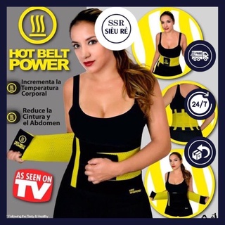 ĐAI NỊT BỤNG SINH NHIỆT GIẢM MỠ - ĐAI ĐỊNH HÌNH VÒNG EO HOT BELT POWER SIÊU MỀM, SIÊU CO GIÃN (LA4865)