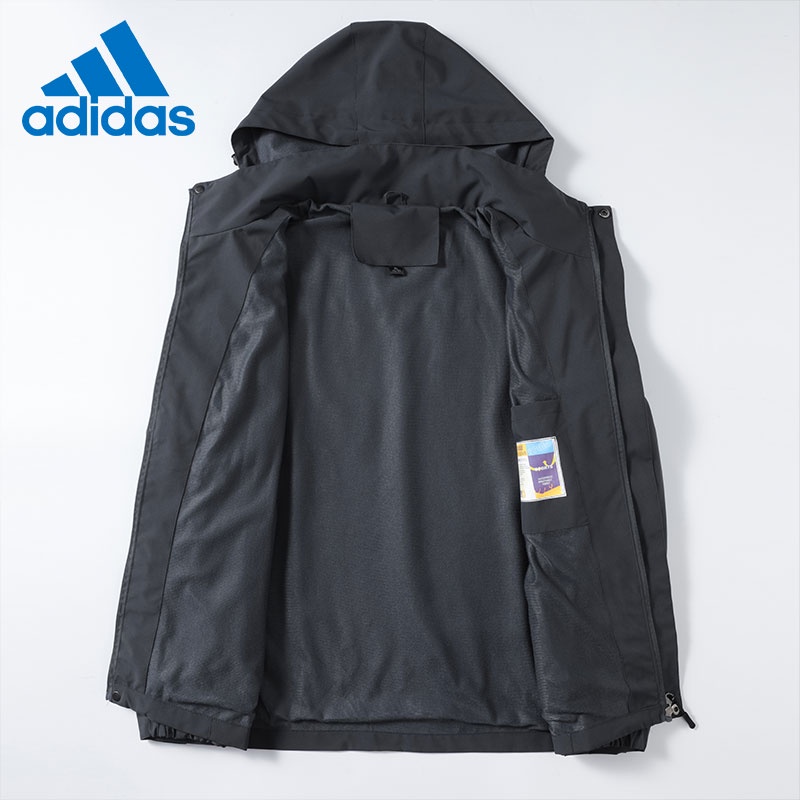 Adidas Áo Khoác Thể Thao Chống Thấm Nước Thời Trang Cho Nam Và Nữ