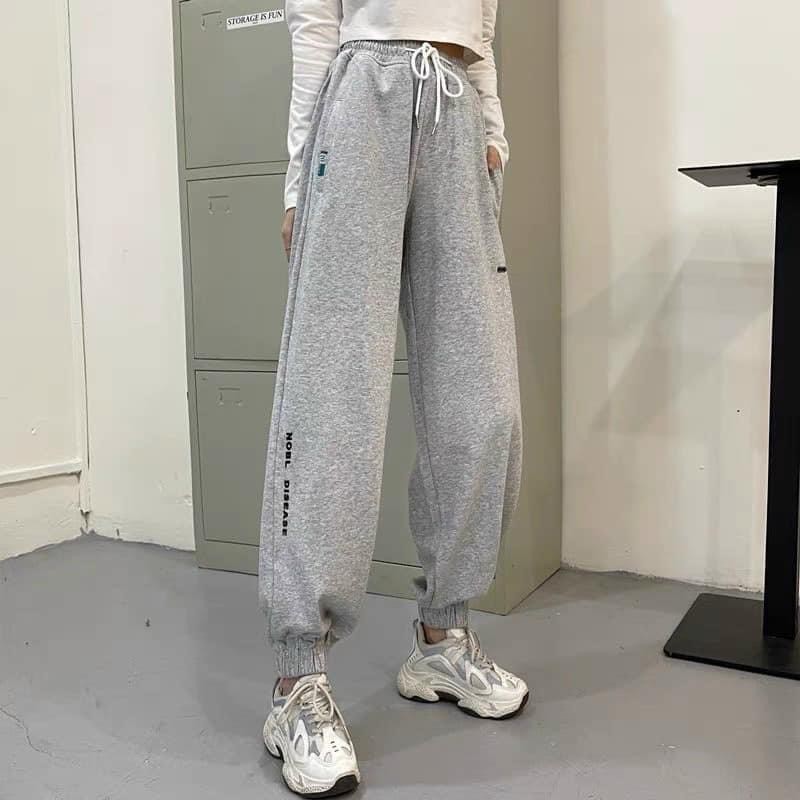 Quần Nỉ Thể Thao 3 Màu Chất Nỉ Ngoại Cao Cấp Co Giãn Quần Jogger Freesize