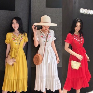 Ảnh thật đầm thêu đuôi cá