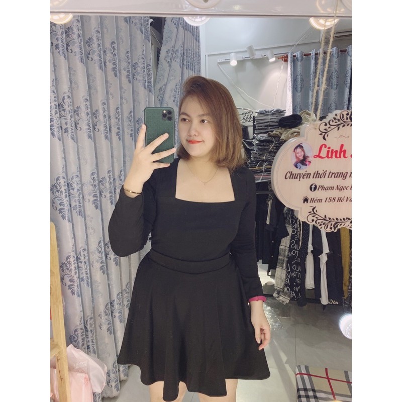 CHÂN VÁY XOÈ BIGSIZE THẦN THÁNH HÀNG NHÀ LINH MÓM | BigBuy360 - bigbuy360.vn