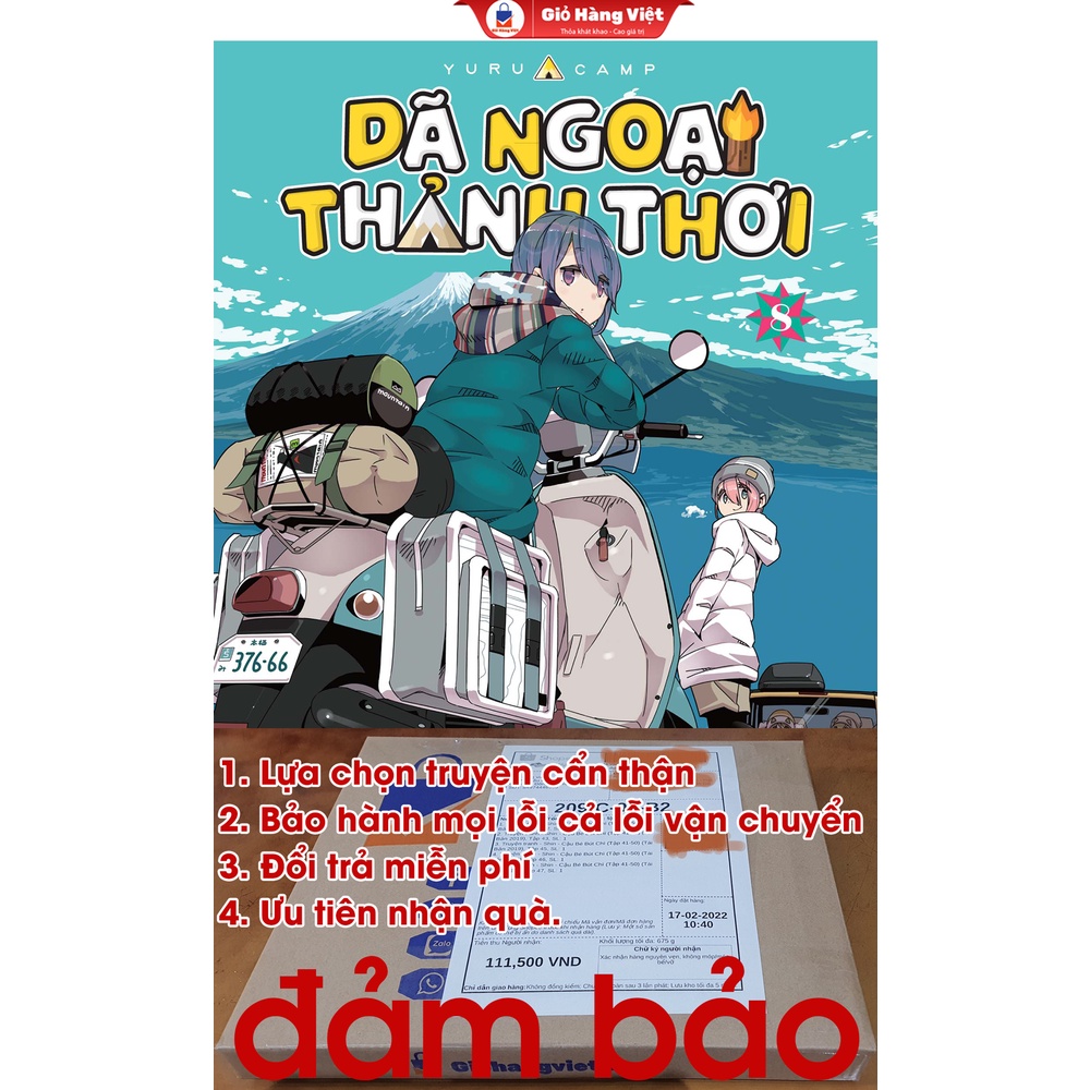Truyện tranh - Dã Ngoại Thảnh Thơi - Yurucamp Tập 8