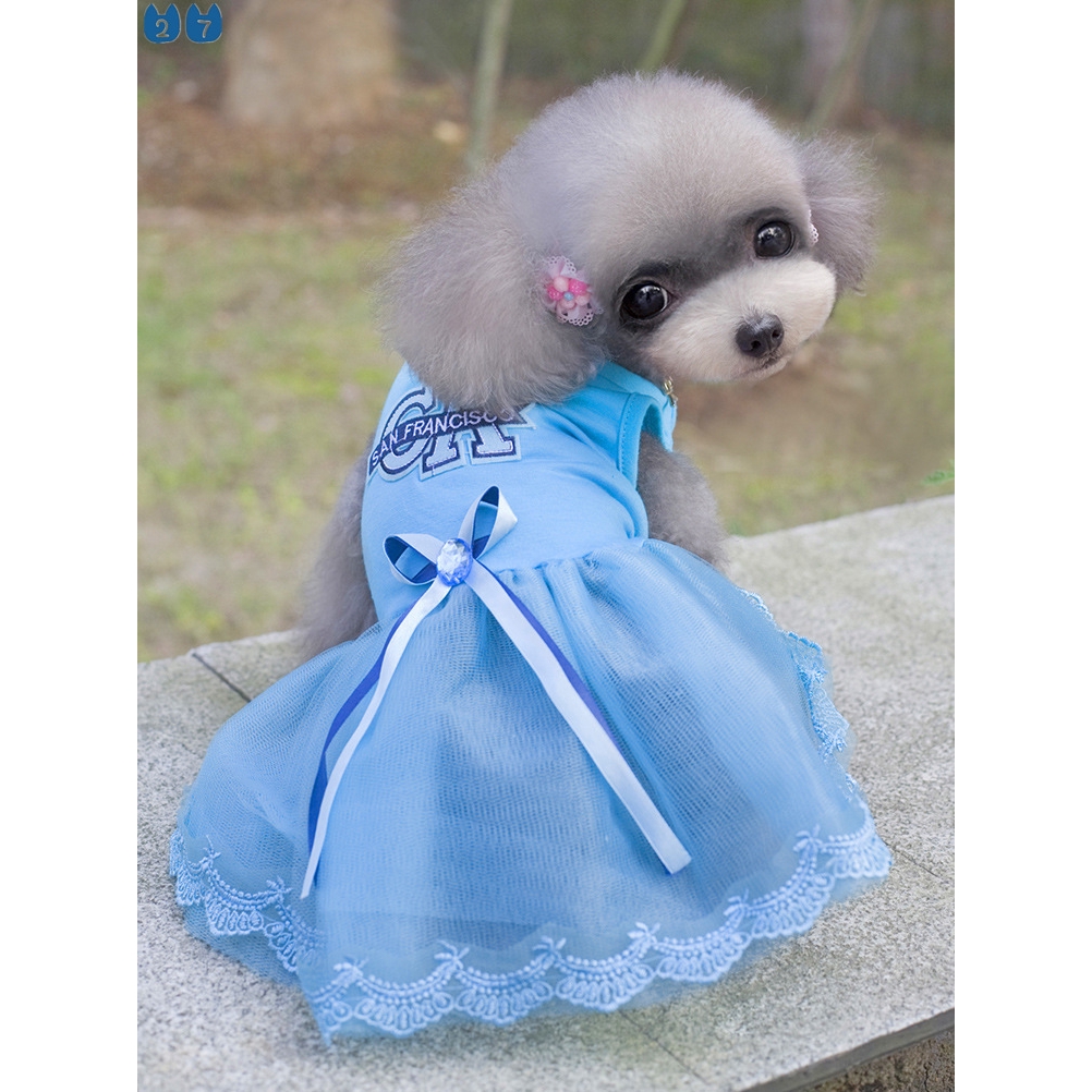 {27Pets} Váy Và Váy Phong Cách Mới Mùa Xuân Hè Cho Thú Cưng / Mèo / Gấu Teddy Bomei