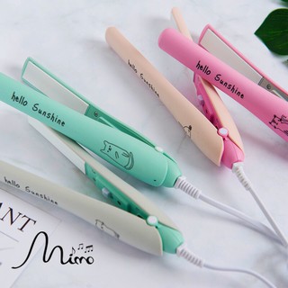 Máy Ép Là Duỗi Tóc Mini full Hộp Tiện lợi mang đi du lịch