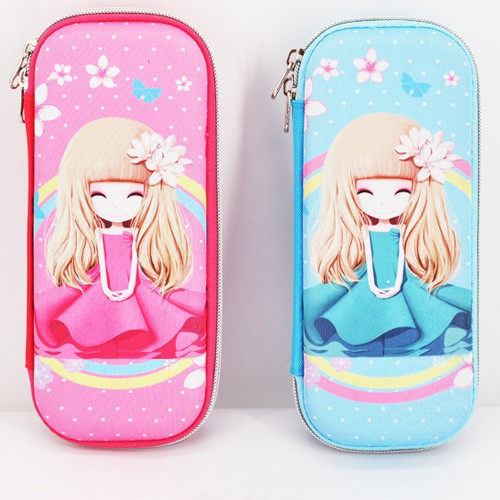 Hộp bút 3D in hình hoạt hình cho bé trai và gái