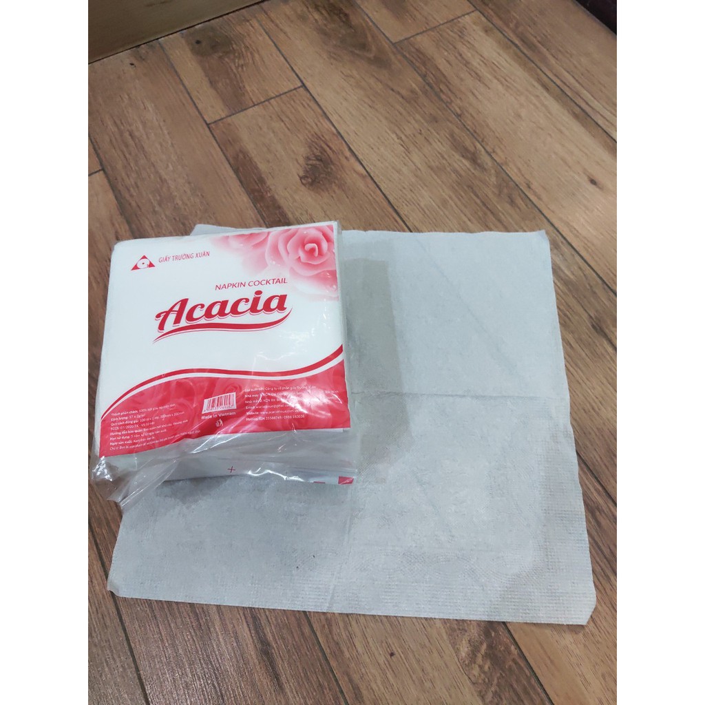 Khăn giấy ăn Napkins 100 tờ Acacia