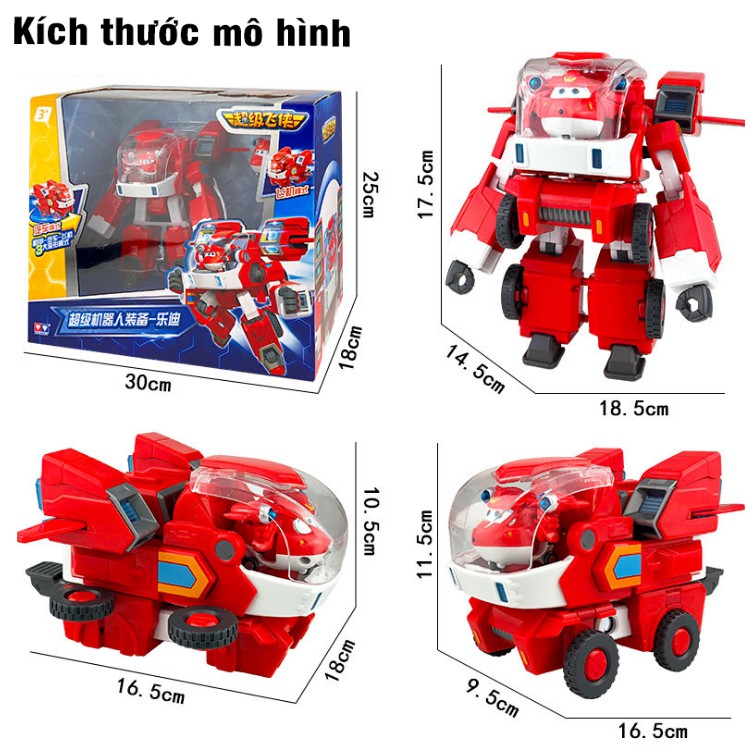 Super wings đội bay siêu đẳng Robot biến hình mới kết hợp siêu xe cứu hộ Jett tia chớp nâng cấp