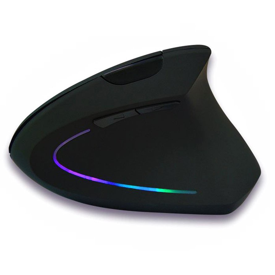 Chuột dọc không dây 2.4G công thái học 6 nút Chuột chơi game 1600DPI quang học