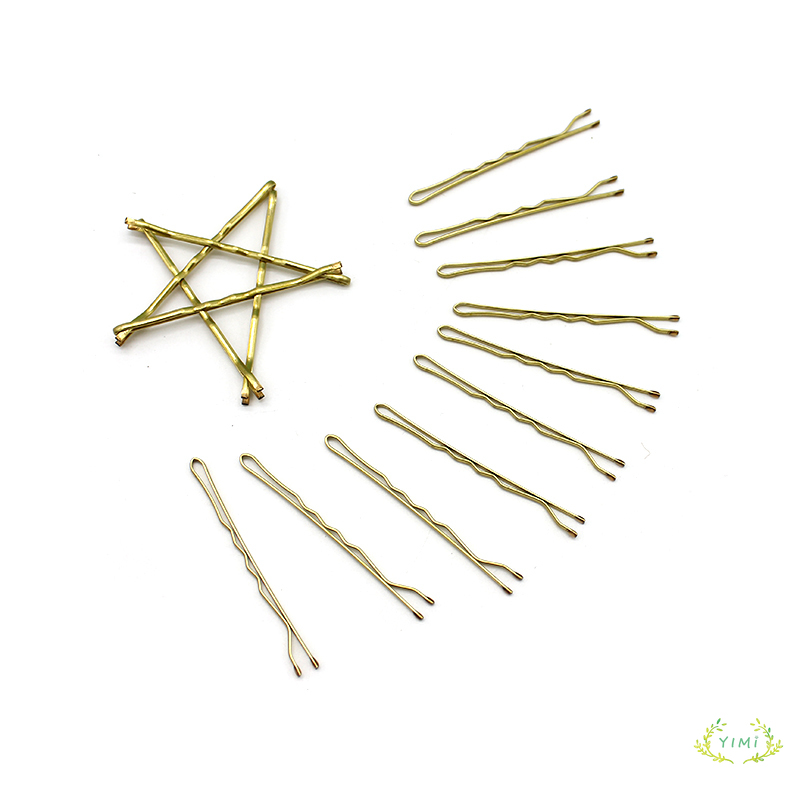 1 Kẹp Tóc Kim Loại Mạ Vàng Hình Học Đính Ngọc Trai Nhân Tạo Phong Cách Retro