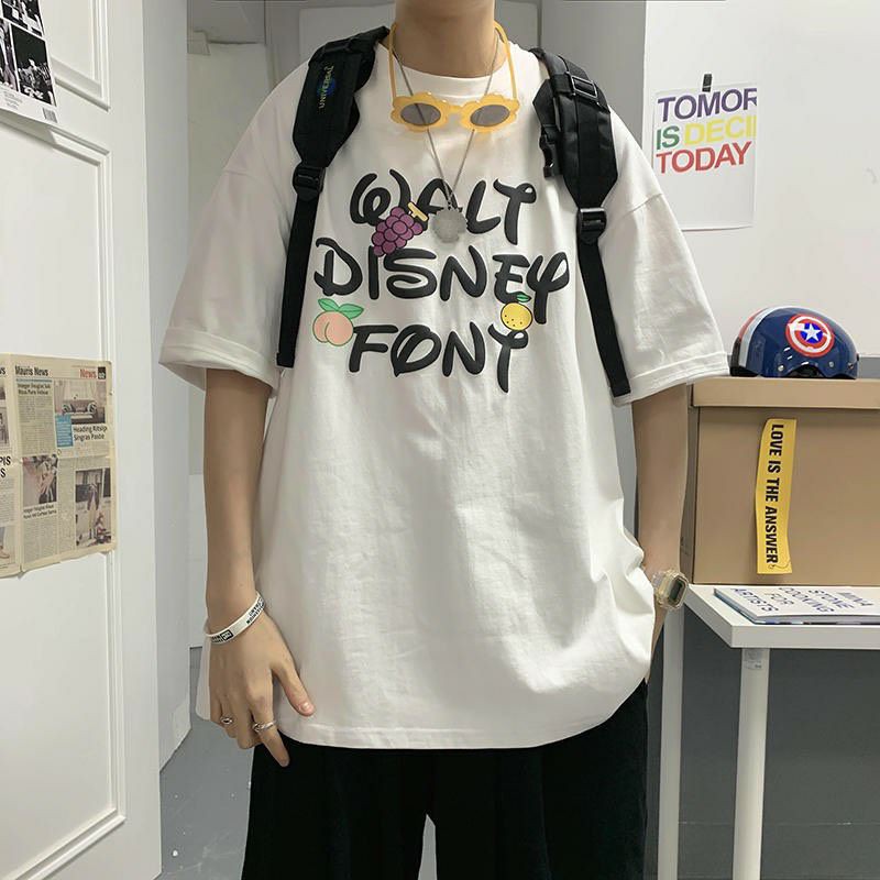 Áo thun tay lỡ Unisex WALT DISNEY FONT