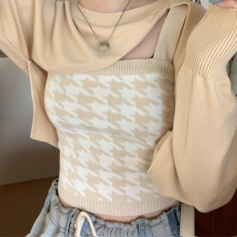 Áo Croptop tay dài thiết kế tôn dáng cho nữ