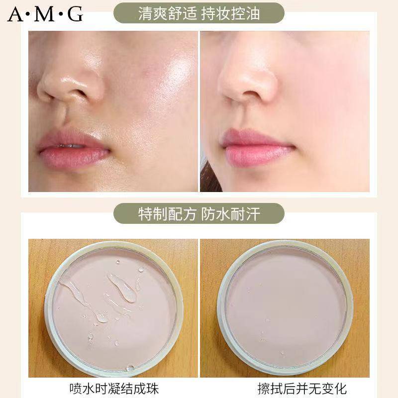 Phấn nén trong suốt kiềm dầu làm trắng da che khuyết điểm lâu trôi không thấm nước