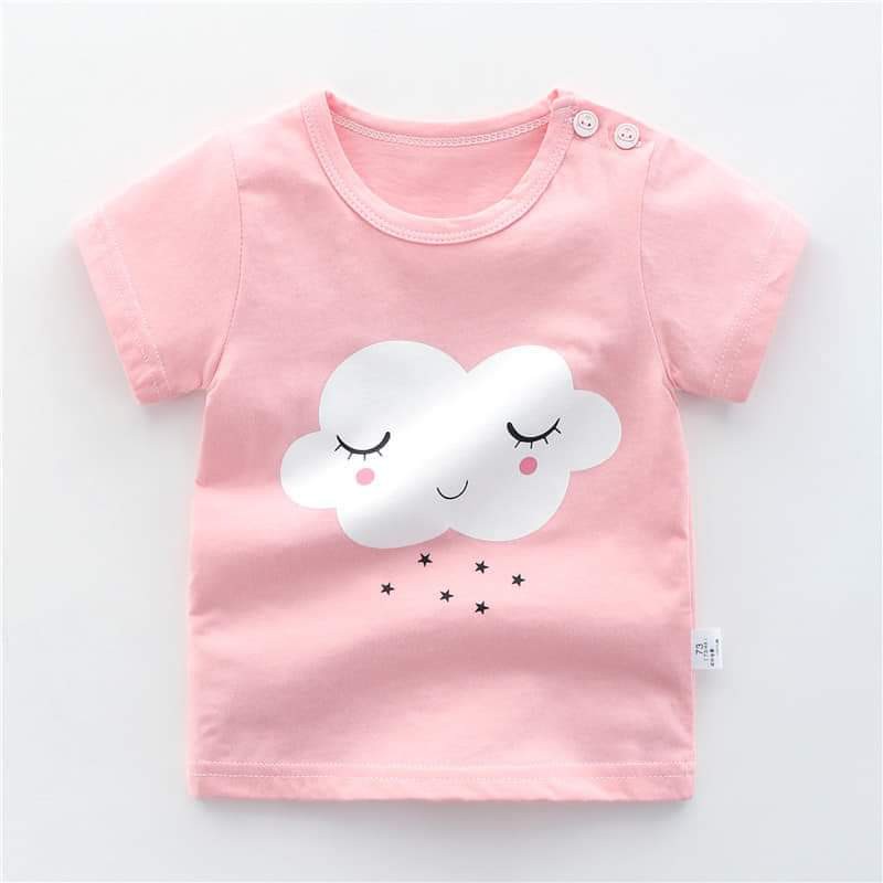 &lt;Link size 90&gt;Áo Thun Cài Vai Thời Trang Cho Bé Hàng Quảng Châu