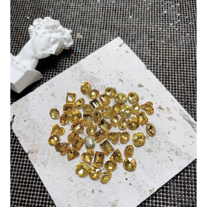 Đá khối mix size 50 viên- đá cao cấp- phụ kiện nail