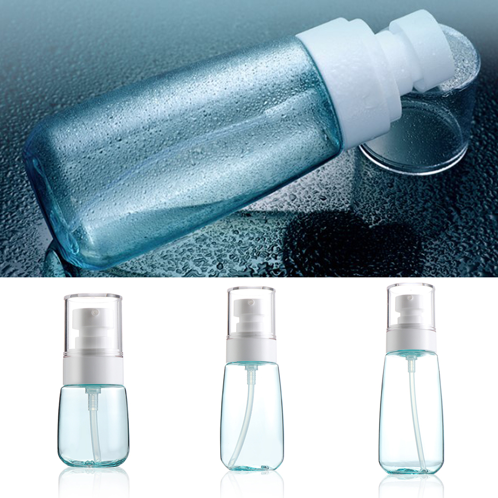 Bình Đựng Xà Phòng Rửa Tay / Dầu Gội Bằng Nhựa Trong Suốt Dung Tích 30 / 50 / 100 ml Nhiều Màu Tiện Dụng