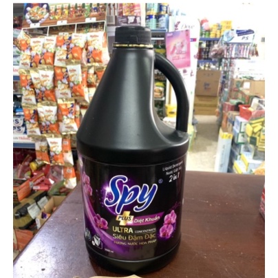 Nước Giặt Xả Spy Plus Khử Mùi 3500ml Hương Nước Hoa Pháp