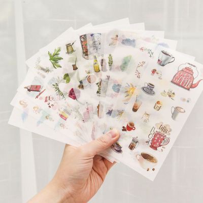 Sticker hoạt hình Nhiều mẫu Pison dễ thương, hình dán cute trang trí đáng yêu giá rẻ – 1 bộ
