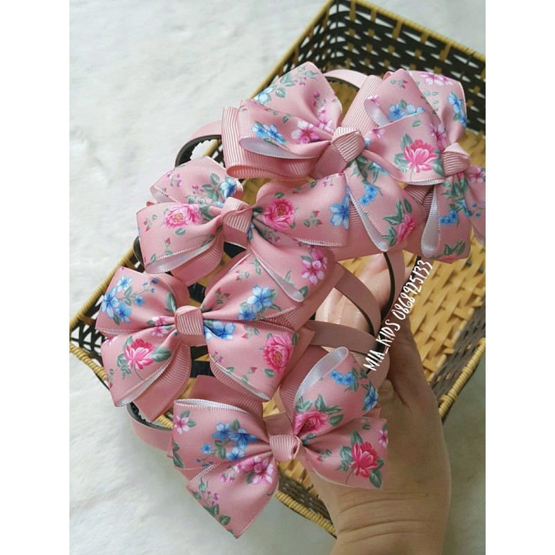 Bờm tóc cho bé - bờm tóc cho bé đính nơ họa tiết dễ thương cho bé 🎀 Bờm handmade cho bé🎀