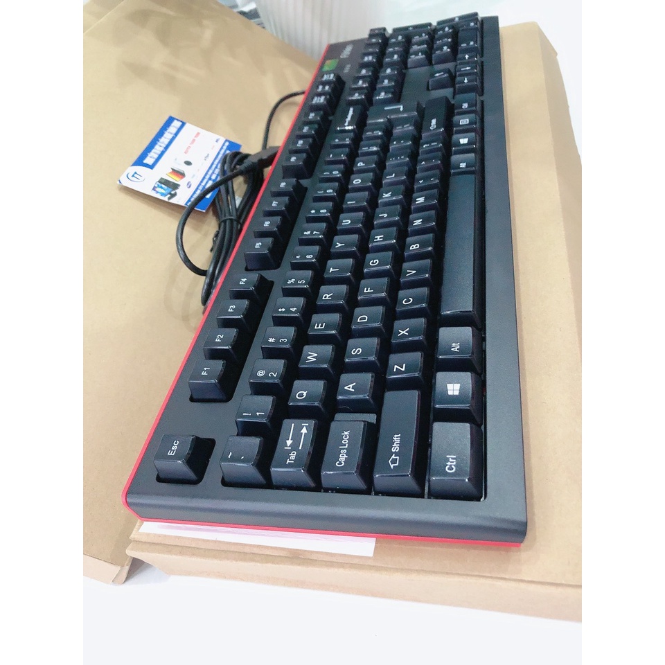 Bàn phím có dây USB Fuhlen L500s (USB/Black-Red) - Mới Full Box 100% Bảo hành Chính hãng Ninza 2 năm