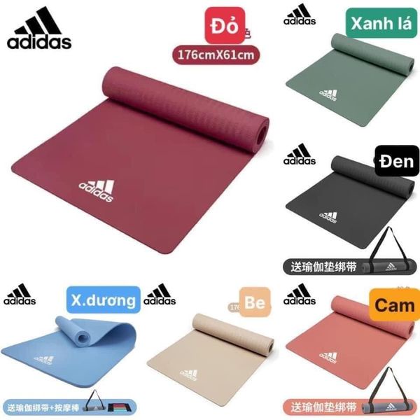 [Hàng trả order, không có dư] Thảm Yoga Adidas