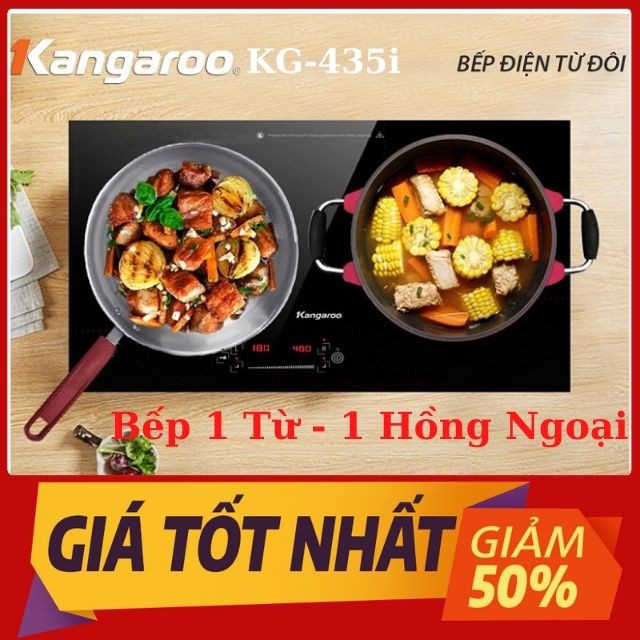 [CHÍNH  HÃNG] Bếp Từ Đôi Nhập Khẩu Thái Lan Kangaroo KG-443i/ KG-435i/ KG-438i/ KG446i/ KG-851i/ KG-856i/ KG-858i: