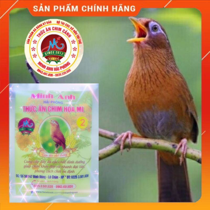 Cám Chim Họa Mi Minh Anh Số 2 ( 200gr )
