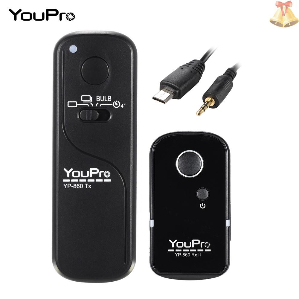 ONE YouPro YP-860 S2 2.4G Wireless Remote Control Shutter Release Transmitter Receiver for Sony A58 A7R A7 A7II A7RII A7SII A7S A6000 A5000 A5100 A3000 RX110II DSLR Camera