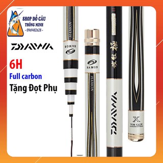 [MADE IN JAPAN] Cần Câu Tay 6H Daiwa Hamon Full carbon siêu nhẹ đủ size 3m6 4m5 5m4 6m3 cần câu tay tốt