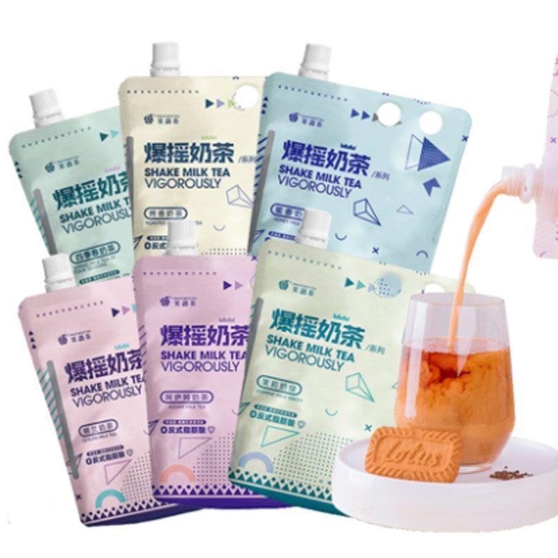 TRÀ SỮA LẮC, TRÀ TRÁI CÂY DẠNG TÚI