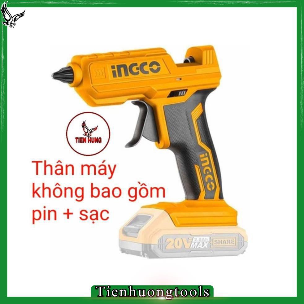 Giaphu 20V bắn keo dùng pin INGCO CGGLI2001