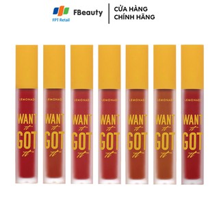 Son kem Lemonade Want It Got It Lipcream I Want 5g