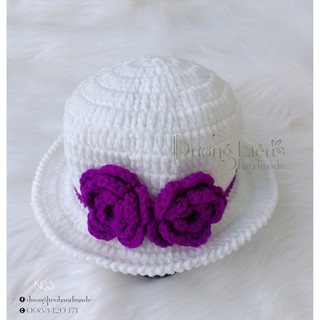 Nón len tai bèo cho bé yêu - Dương liễu handmade