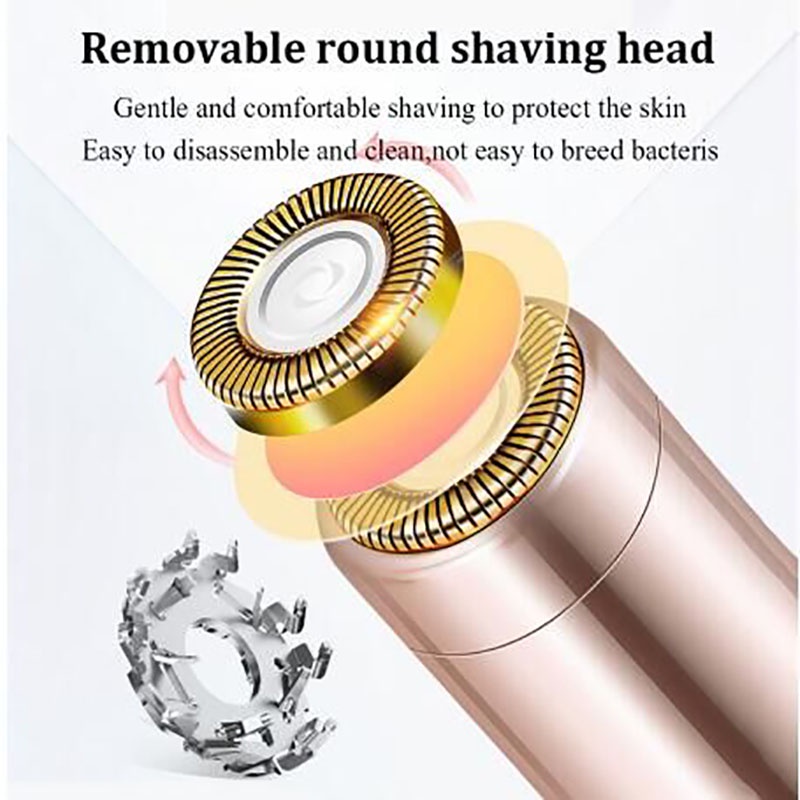 Máy tẩy lông mini hình cây son môi tiện dụng cho nữ