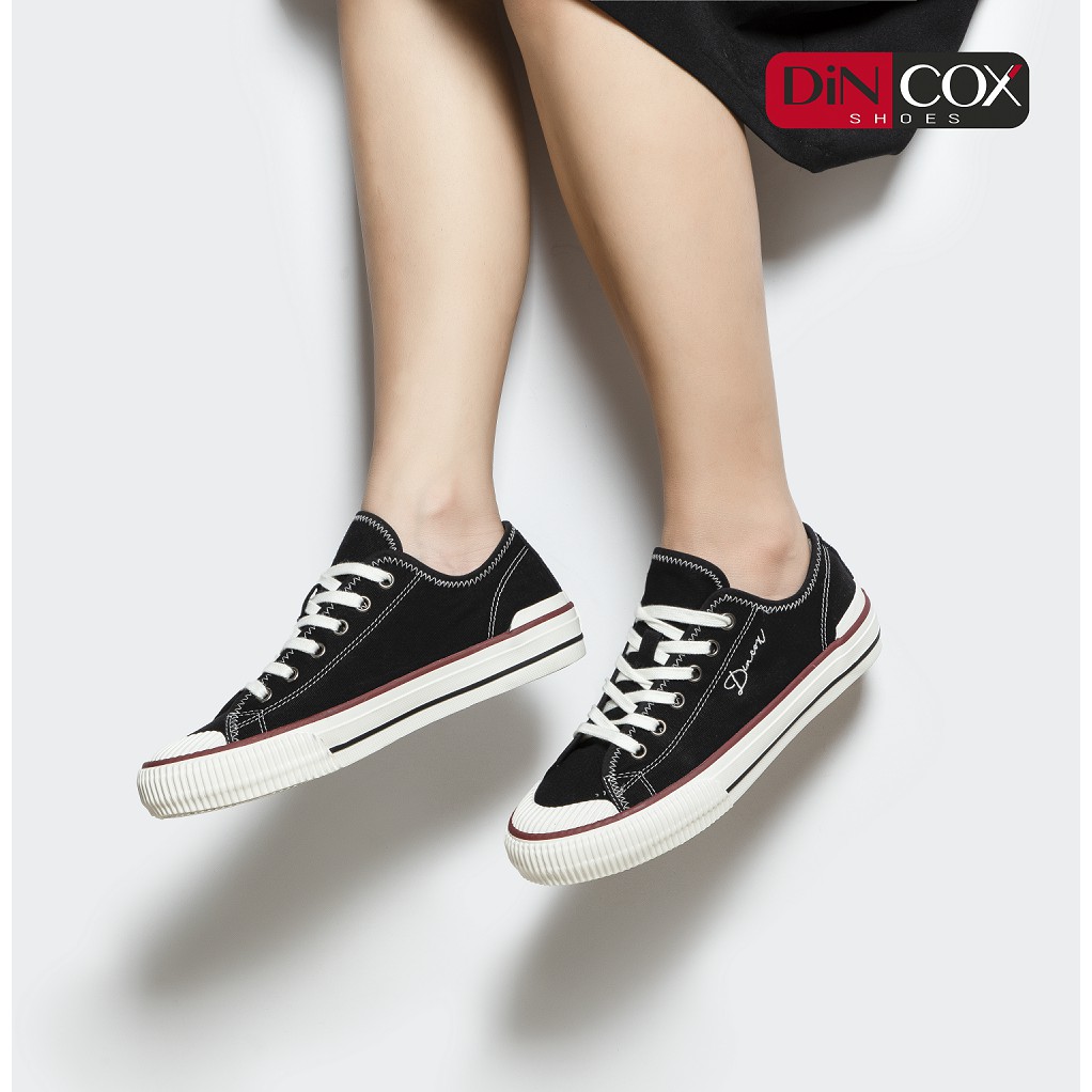 [Giao Hàng Ngay] DINCOX Shoes Hà Nội Giày Đôi Nam Nữ Chính Hãng D21 White/ Black