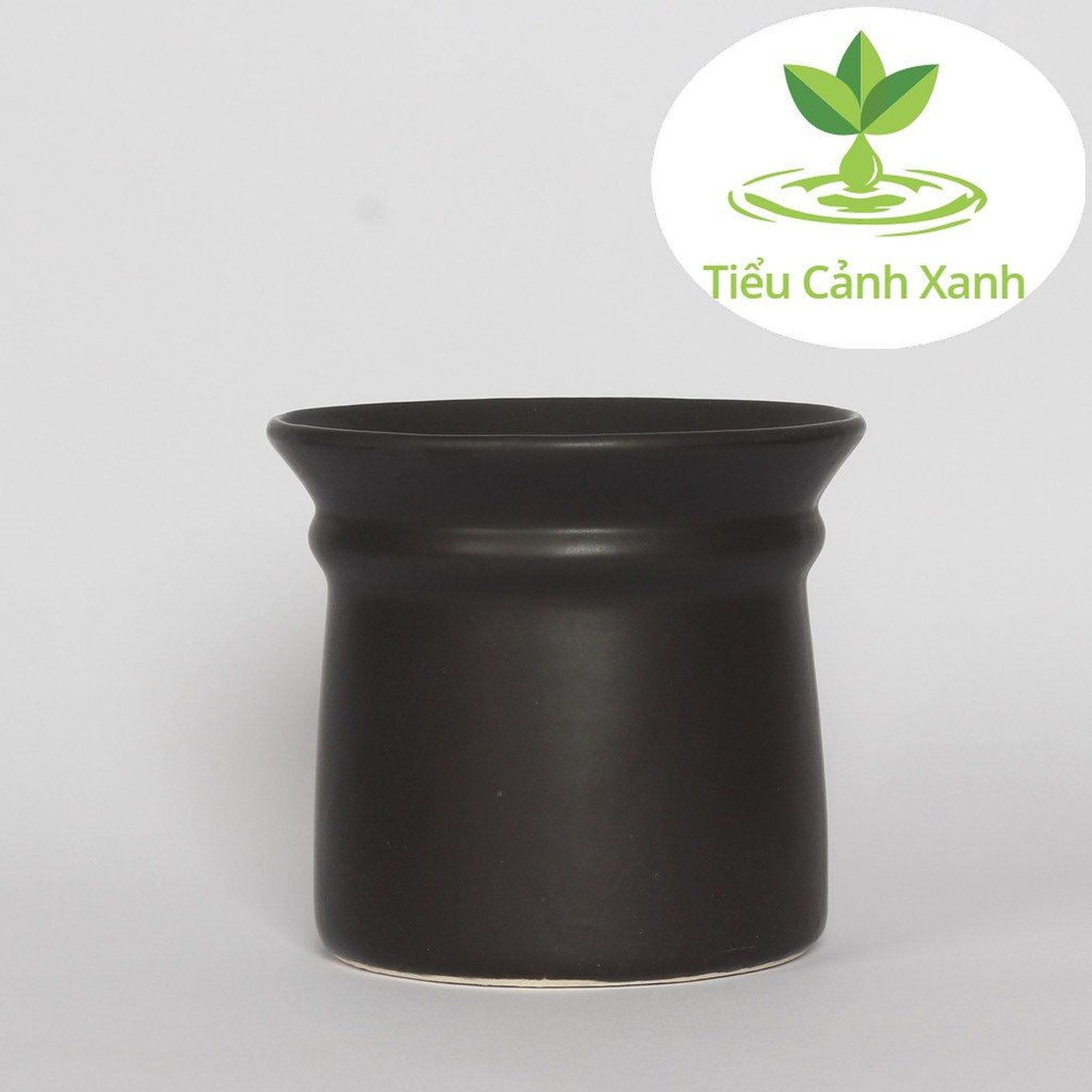 Chậu hình loa gốm Bát Tràng