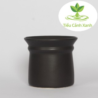 Chậu hình loa gốm Bát Tràng