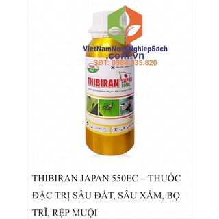 THIBIRAN JAPA 550EC ĐẶC TR    i   SÂU ĐẤT, SÂU XÁM, BỌ TRĨ, RỆP MUỘI 450ml