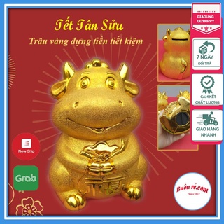 Trâu vàng đựng tiền tiết kiệm bằng nhựa – Tết Tân Sửu 2021
