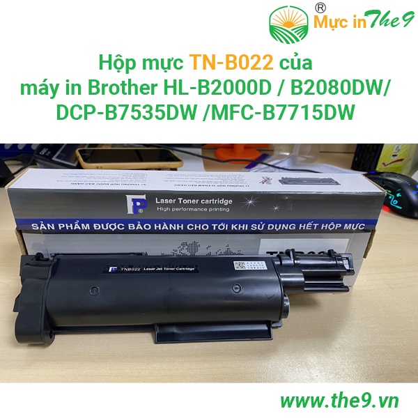 Combo Cụm drum DR-B022 và hộp mực máy in Brother TN-B022 dùng máy in Brother HL-B2000D/B2080DW/ DCP-B7535DW/ MFC-B7715DW