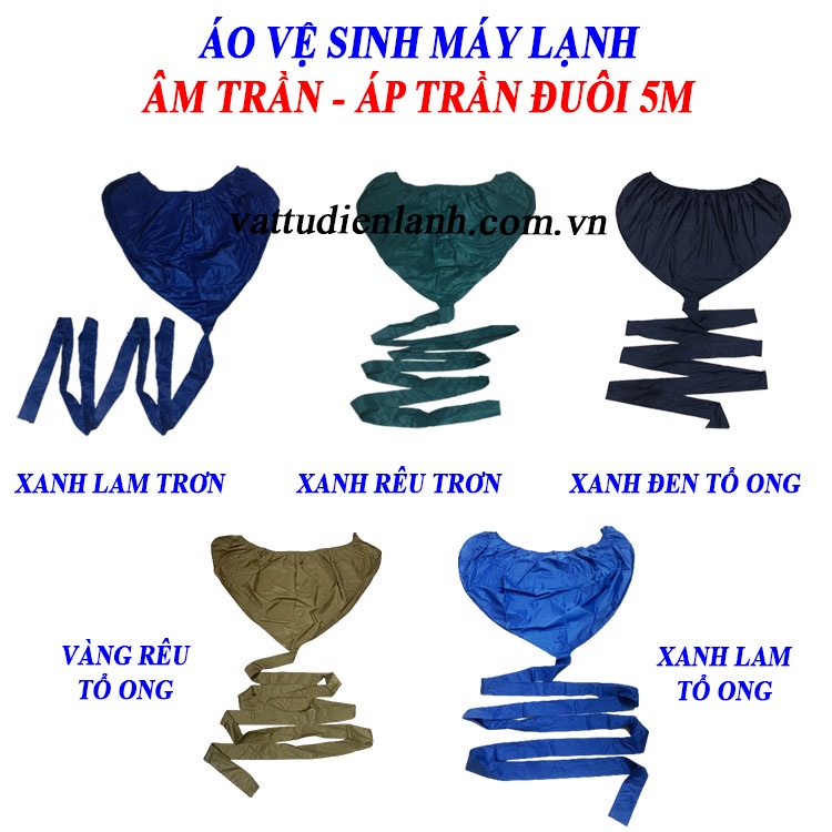 Áo Vệ Sinh Máy Lạnh Âm Trần - Đuôi 5 Mét