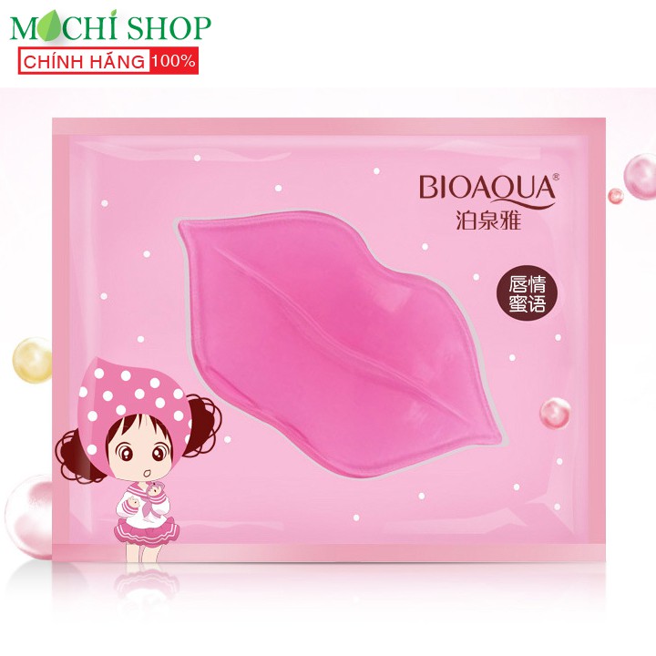Mặt Nạ Môi Collagen Bioaqua Dưỡng Ẩm, Mờ Thâm, Môi Hồng, Mềm Môi Lip Mask Nội Địa Trung Chính Hãng - MOCHI SHOP