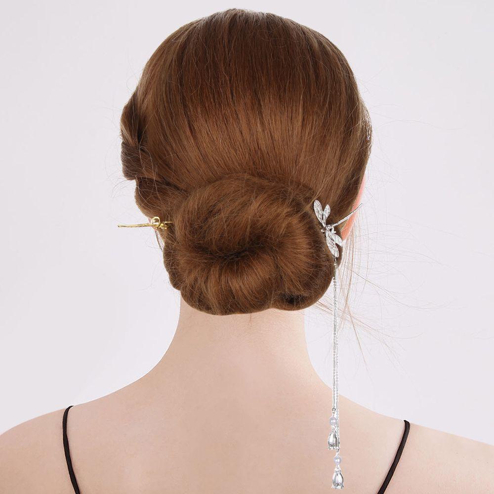 Kẹp Tóc Hình Bươm Bướm Bằng Kim Loại Lấp Lánh